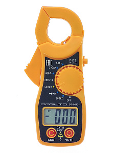 Мультиметр цифровой, клещи токовые тестер электрический Орбита OT-INM34