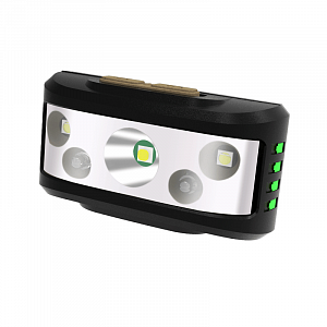 Фонарь налобный с датчиком движения, фонарик аккумуляторный Следопыт PT-FLG38