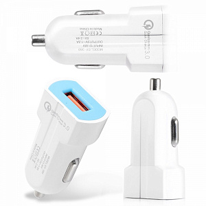 TDS TS-CAU03 ЗУ авто USB (QC3.0,3100mA)