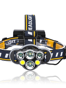 Патриот PT-FLG12 фонарь налобный (5L, 2*18650)