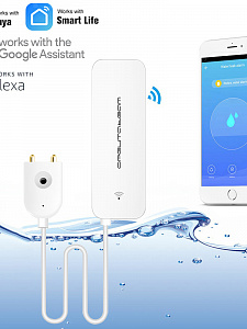 Умный Wi-Fi датчик протечки, контроля воды OT-HOS19