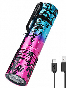 BORUIT V8 Голубой/Фиолетовый фонарь ручной