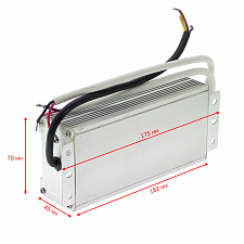 Блок питания 24В для светодиодной ленты IP67 импульсный Орбита OT-APB126