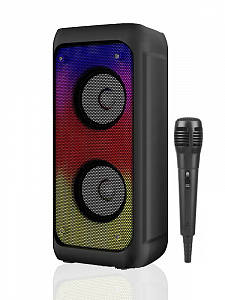 Колонка блютуз беспроводная с подсветкой и микрофоном Орбита OT-SPB142