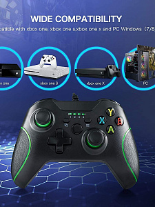 Орбита OT-PCG17 Черный геймпад игровой (проводной)