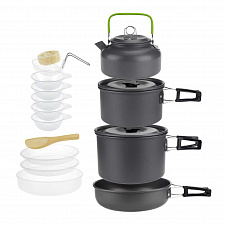 Посуда туристическая набор 27 в 1 Огонёк OG-TRD02