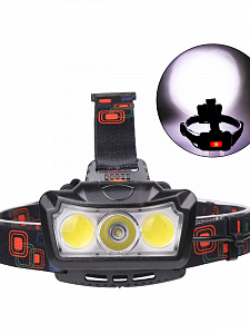 Патриот PT-FLG36 фонарь налобный (3L, аккум, 2*18650)