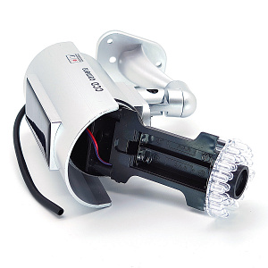 Муляж камеры видеонаблюдения с солнечной панелью со светодиодом Орбита OT-VNP20