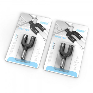 EZRA AD04 переходник (штекер 3.5мм - 2 гнезда 3.5мм)