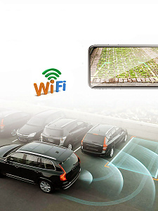 Камера заднего вида автомобильная Wi-Fi с разметкой TDS TS-CAV29