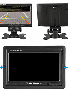 TDS TS-CAV31 Монитор автомобильный 2 канала (7",800*400,9-45В)