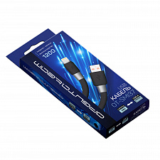 Орбита OT-SMI37 Черный кабель USB 6А (iOS Lightning) 1.2м