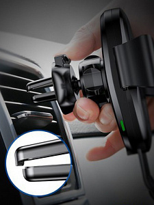 SENDEM W5 Держатель для смартфонов + беспроводное ЗУ 5W (в воздуховод)