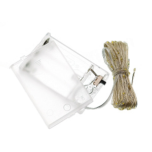 Огонек OG-LDG15 гирлянда LED RGB (10м,3*AA) (УПАКОВКА 10ШТ)