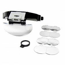 Лупа налобная увеличительная с подсветкой Орбита OT-INL07