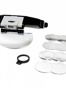 Лупа налобная увеличительная с подсветкой Орбита OT-INL07