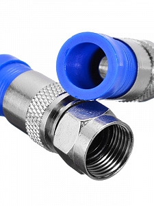 Орбита OT-AVT18 штекер F компрессионный-обжимной (RG-6) (УПАКОВКА 50ШТ)