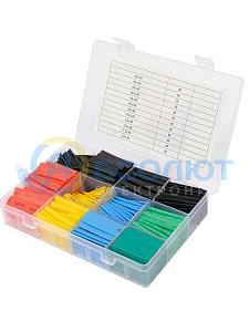 Помощник PM-INR10 ЛОМ трубка термоусадочная набор (530шт) НЕКОНДИЦИЯ