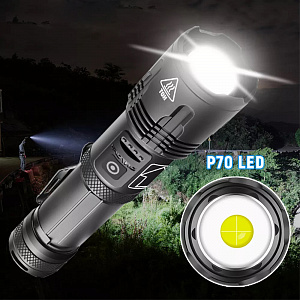 Патриот PT-FLR28 фонарь ручной (1L, 26650.,ZOOM)