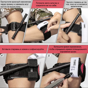 Аптечка тактическая укомплектованная 40 в 1 Патриот PT-TRS18