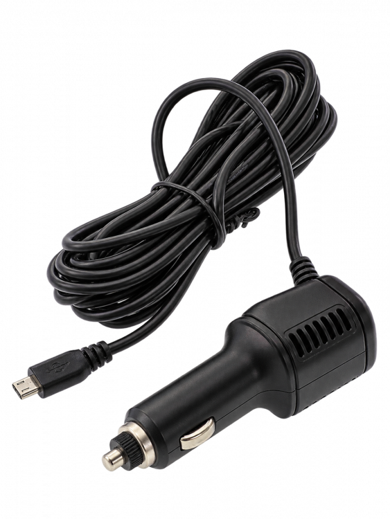 TDS TS-CAU62 Шнур питания в прикуриватель (3.5м, 12-24В, microUSB+Type-C PD20W+USB QC3.0)