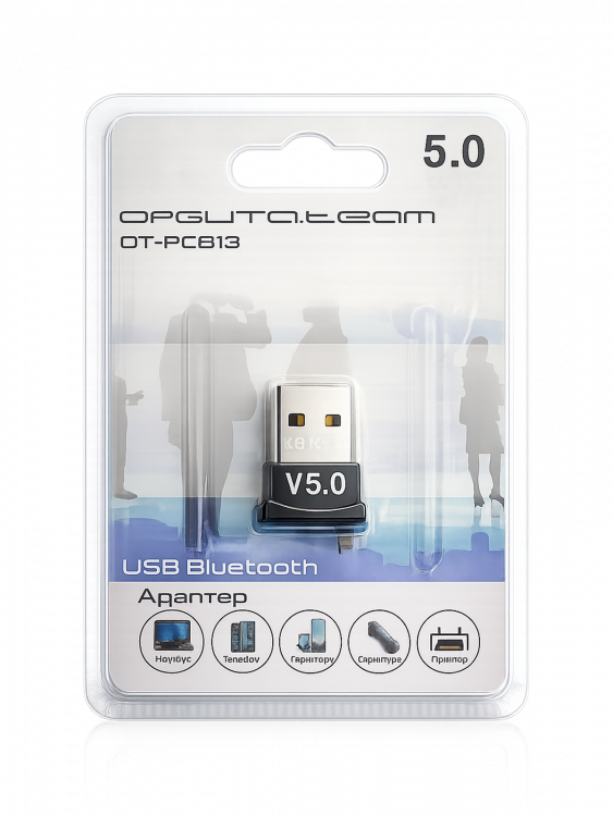 Bluetooth адаптер 5.0 для ПК и ноутбука Орбита OT-PCB13