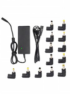 Зарядка для ноутбуков универсальный блок питания с насадками 12-24В, 100Вт Орбита OT-APB65