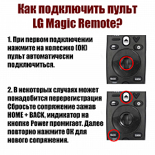 Пульт универсальный для Smart телевизоров LG Орбита OT-DVC42А