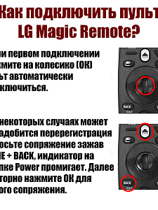 Пульт универсальный для Smart телевизоров LG Орбита OT-DVC42А