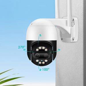 Орбита OT-VNI57 Видеокамера IP WI-FI (2560*1440, 4Mpix*2, 2.8/12мм, пластик)