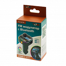 FM-модулятор трансмиттер автомобильный с Bluetooth TDS TS-CAF18