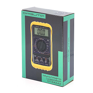 Мультиметр цифровой с прозвонкой в калоше тестер тока и напряжения Орбита OT-INM32