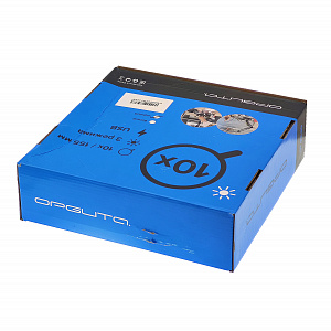 Лампа настольная с лупой и подсветкой для работы 10х Орбита OT-INL88 Черная