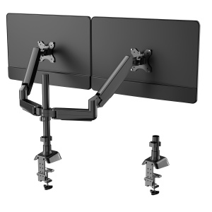 Кронштейн для двух мониторов настольный поворотный до 27 дюймов Орбита OT-HOD23