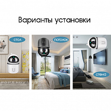 Орбита OT-VNI41(45) Черная видеокамера IP-WI-FI (1920*1080, 2Mpix, 3,6мм, пластик)