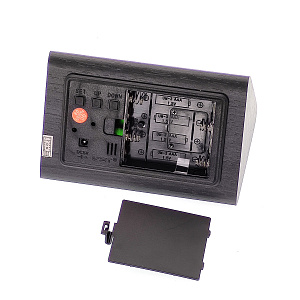 VST 864-1 Красные часы настольные (ЧЕРНЫЕ)(без блока)