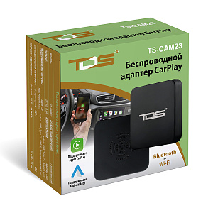Беспроводной автомобильный блютуз-адаптер Carplay/Android Auto TDS TS-CAM23