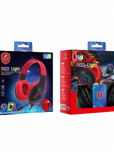 KADUM G28 Красные наушники для ПК (3.5 мм/USB)