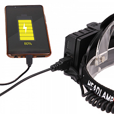 Патриот PT-FLG49 фонарь налобный (1L, 3*18650, ZOOM)