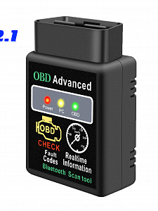 TDS TS-CAA40 сканер OBD (OBD2, V2.1, Bluetooth)