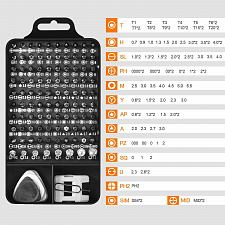 Набор отверток и бит для точных работ 115 в 1 Патриот PT-INO09