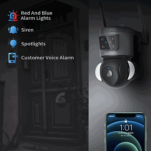 Орбита OT-VNI52 Серая видеокамера IP 4G (2560*1440, 4Mpix, 3,6мм, пластик)