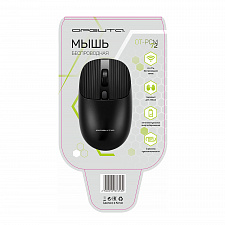 Орбита OT-PCM72 Черная мышь беспроводная (USB, 2.4ГГц, 1АА, 10м)