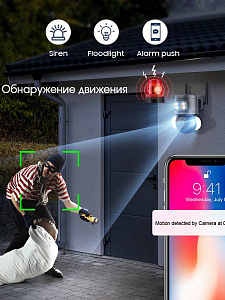 Орбита OT-VNI52 Серая видеокамера IP 4G (2560*1440, 4Mpix, 3,6мм, пластик)