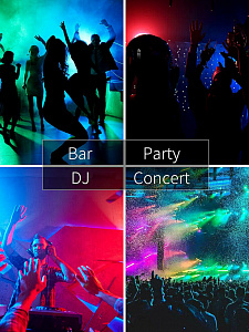 Светодиодный прожектор LED для вечеринок. Светомузыка Огонёк OG-LDS15