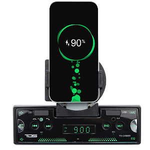 Магнитола для авто 1 DIN с пультом с Bluetooth, AUX, USB универсальная TDS TS-CAM20