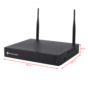 Комплект видеонаблюдения 4 камеры Wi-Fi 2MP Орбита OT-VNK04