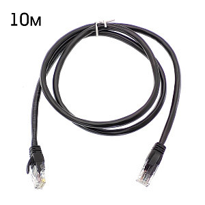 Патч-корд интернет кабель RJ-45 категория Cat6, 10м Орбита OT-PCC21