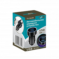 Зарядка в прикуриватель для автомобиля 2*USB TDS TS-CAU69