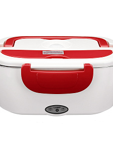 Ланч бокс для еды с подогревом в авто 12/220В Огонёк OG-HOG02 Красный